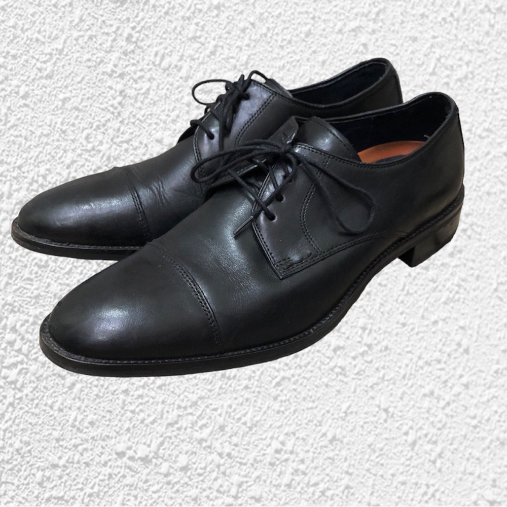 Cole Haan Grand OS Black Leather Oxfords